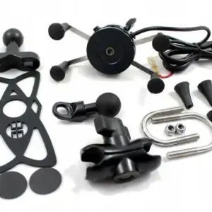 Darmowy zwrot Uchwyt do telefonu Leoshi pod lusterko USB X-Grip